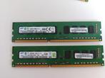 Dimm 2x 4 gb pc3, Computers en Software, RAM geheugen, Ophalen of Verzenden, Zo goed als nieuw, DDR3, Desktop