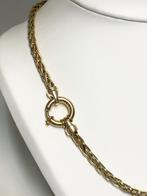 Gouden Vossenstaart Slot Collier - 50 cm / 43,4 gram / 5,5 m, Sieraden, Tassen en Uiterlijk, Kettingen, Goud, Goud, Ophalen of Verzenden