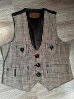 Geruit gilet, Maat 38/40 (M), Beige, Ophalen of Verzenden, Zo goed als nieuw