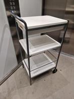 Serveerwagen trolley met bestek lade., Ophalen