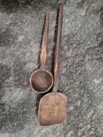 Oude houten lepels set, Ophalen of Verzenden