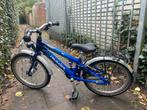 Gebruikte stoere blauwe 20 inch kinderfiets, Fietsen en Brommers, Fietsen | Kinderfietsjes, Ophalen, Gebruikt, Overige merken