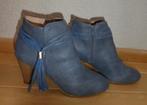 BPC Selection enkellaarzen maat 41 pastelblauw perforatie, Kleding | Dames, Schoenen, Bonprix, Lage of Enkellaarzen, Zo goed als nieuw