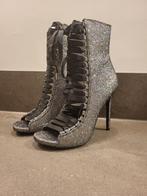 Steve Madden Glitter Hakken Lace Up Peeptoe Glitter, Nieuw, Lage of Enkellaarzen, Steve Madden, Ophalen