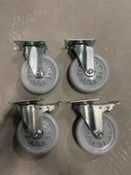 Nieuwe wielen voor werkbank/ Zwenkwielen met Rem - Set van 4, Ophalen of Verzenden, Nieuw