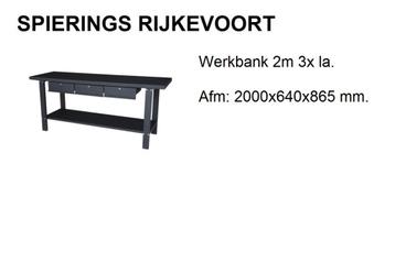 Werkbank Diverse modellen nieuw en gebruikt werktafel beschikbaar voor biedingen