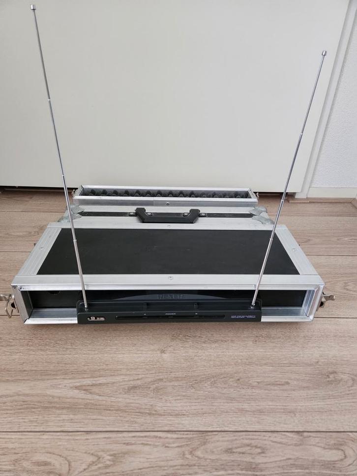Rexer gitaar en bas draadloos systeem in flightcase, Muziek en Instrumenten, Overige Muziek en Instrumenten, Gebruikt, Ophalen of Verzenden