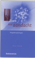 Even uw aandacht. Vergaderopeningen / Marie Hüsing., Ophalen of Verzenden, Zo goed als nieuw, Christendom | Protestants