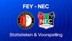 Feyenoord nec, Tickets en Kaartjes, Seizoenskaart, Twee personen, November