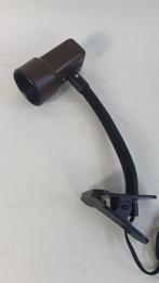 Vintage knijpspot, buigbaar, bruin metaal. 8A11