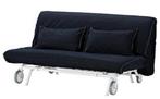 Ikea PS bank / bed / slaapbank 2 persoons, Ophalen, Blauw, 210 cm, Tweepersoons