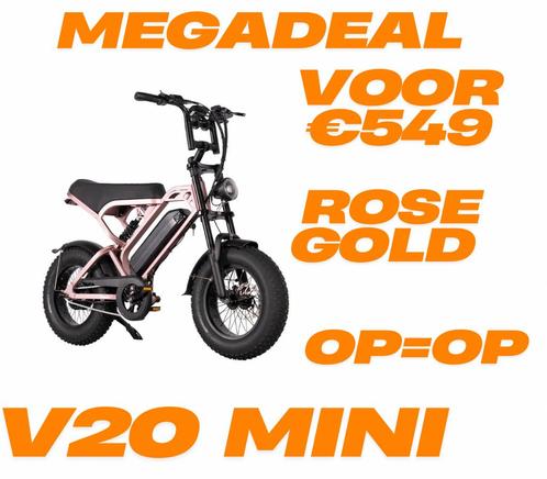 V20 MINI NIEUW QMWHEELS DIRECT LEVERBAAR!, Fietsen en Brommers, Minibikes, Midibikes en Pitbikes, Nieuw, Overige typen, Ophalen of Verzenden