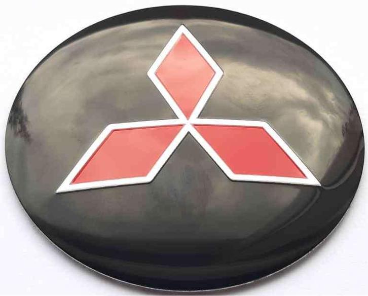 Mitsubishi naafdop sticker, Auto diversen, Autostickers, Verzenden