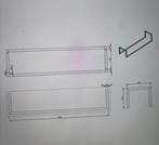 SANICLASS DUAL HANDDOEKREK 95cm x 25cm x 20, Ophalen, Zo goed als nieuw, Zwart, Handdoekenrek