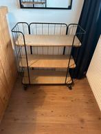 Stijlvol Bakkersrek met 3 Houten Bladen, Huis en Inrichting, Ophalen of Verzenden, Gebruikt