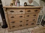 Antieke grenen ladekast, Huis en Inrichting, Kasten | Dressoirs, Ophalen, Gebruikt, 100 tot 150 cm, Met lade(s)