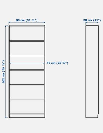 Ikea Billy Boekenkast (80 cm) (incl. bovendeel) - afbeelding 2