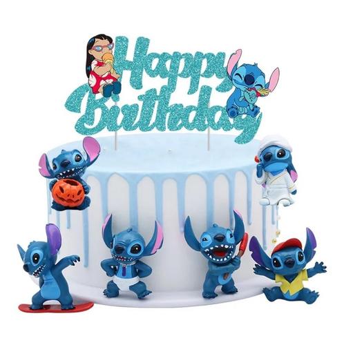 Nieuw !!  Stitch en Lilo taart toppers. Poppetjes, figuren, Hobby en Vrije tijd, Taarten en Cupcakes maken, Nieuw, Versiering