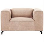 Loveseat Calvin | Beige | Microleer, Huis en Inrichting, Banken | Sofa's en Chaises Longues, Ophalen, Leer, Minder dan 150 cm