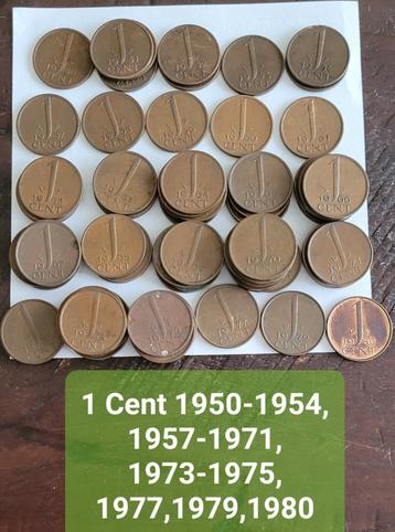 Diverse munten Nederland vanaf 1948 beschikbaar voor biedingen