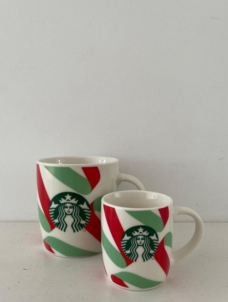 2x Starbucks mug Kerst 2021 | 260 & 80 ml | kop tasse beker, Huis en Inrichting, Keuken | Servies, Gebruikt, Kop(pen) en/of Schotel(s)