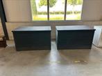 2x Keter Ontario Opbergbox - 870L - 147x83x86cm - Grafiet, Ophalen