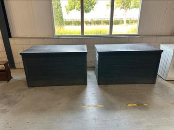 2x Keter Ontario Opbergbox - 870L - 147x83x86cm - Grafiet beschikbaar voor biedingen