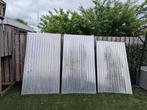 aluminium golfplaten, Doe-het-zelf en Verbouw, Dakpannen en Dakbedekking, Ophalen, Gebruikt, Overige materialen, Golfplaat