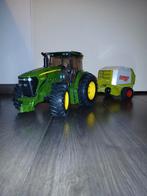 Bruder John Deere trekker met 2 aanhangers schaal 1:16, Verzamelen, Ophalen