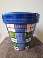 Keramische bloempot voor binnen en buiten, Tuin en Terras, Bloempotten, Ophalen, Rond, Tuin, Aardewerk