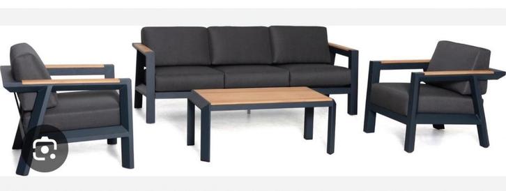 Tuinset van avh tuinmeubelen, Tuin en Terras, Tuinsets en Loungesets, Gebruikt, Loungeset, Aluminium, 5 zitplaatsen, Bank, Bijzettafel
