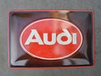 Audi logo bord | 80 cabrio A4 100 200 Quattro TT, Verzamelen, Merken en Reclamevoorwerpen, Nieuw, Reclamebord, Ophalen of Verzenden