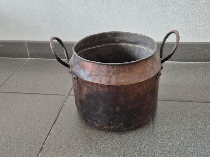 Antieke Koperen Ketel - Vooroorlogs, Antiek en Kunst, Antiek | Koper en Brons, Ophalen