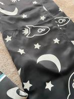 Gordijn - Ruimte thema, Huis en Inrichting, Stoffering | Gordijnen en Lamellen, 100 tot 150 cm, 200 cm of meer, Zwart, Nieuw