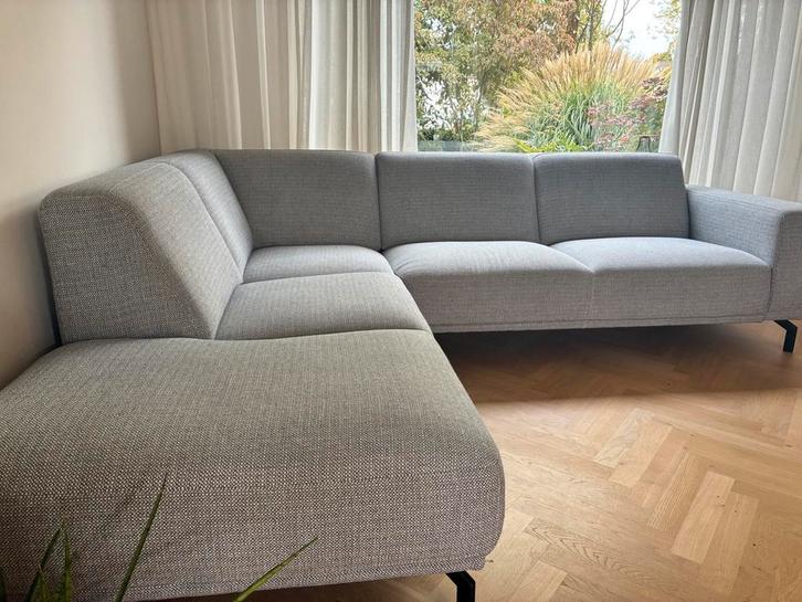 Montel Hoekbank Viano - Grijs, Huis en Inrichting, Banken | Bankstellen, Ophalen of Verzenden