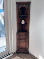 Bijzonder hoekkastje eikenhout., Ophalen