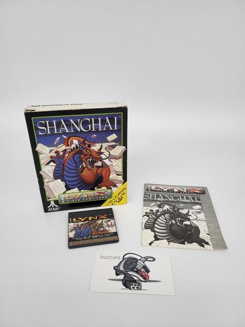 Shanghai Atari Lynx CIB - Top conditie, Spelcomputers en Games, Games | Atari, Zo goed als nieuw, Atari Lynx, Muziek, 1 speler