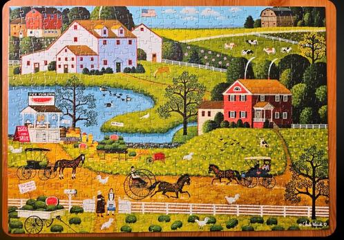 Charles Wysocki puzzel 500, Hobby en Vrije tijd, Denksport en Puzzels, Gebruikt, Ophalen of Verzenden