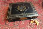 Antieke Engelse Victoriaanse papier mache schrijfkist c.1850, Ophalen of Verzenden