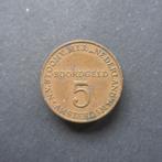5 Cent Boordgeld Nederland 1947 SMN (02), Verzenden, Brons, Nederland