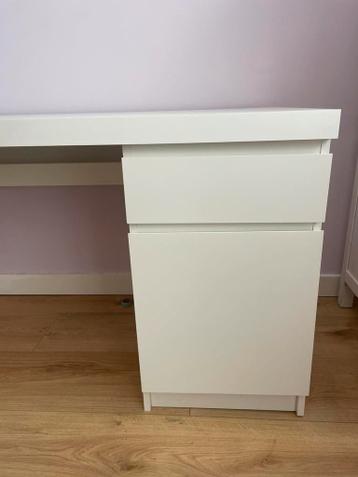 Ikea Malm bureau wit - afbeelding 4