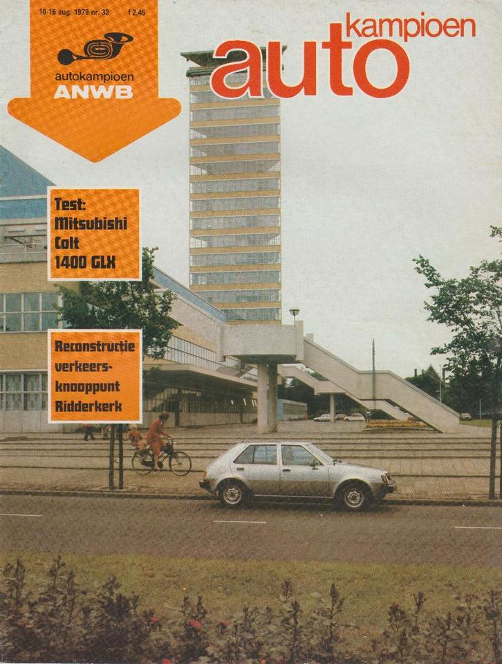 Mitsubishi Colt 1400 GLX ( Mirage ) test Autokampioen 1979, Boeken, Auto's | Folders en Tijdschriften, Gelezen, Mitsubishi, Ophalen of Verzenden