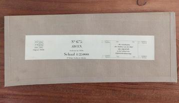 675 stafkaart uit 1936 Arcen Straelen Vossum beschikbaar voor biedingen