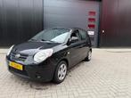 Kia Picanto 1.1 Fifteen 2009 Zwart, Auto's, Stof, Zwart, 4 cilinders, Zwart