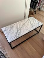 Marmeren koffietafel, Ophalen, 75 cm of meer, Minder dan 50 cm, Zo goed als nieuw
