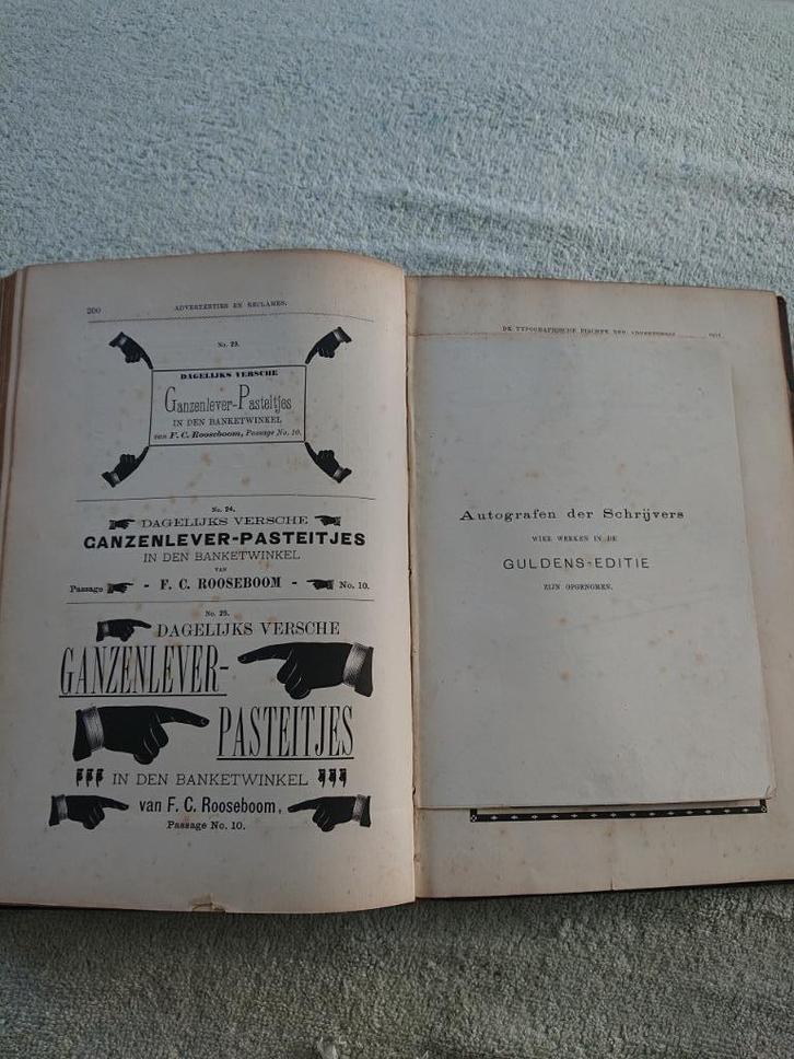 R. Van der Meulen De Courant Sijthoff Boek ca. 1888, Antiek en Kunst, Antiek | Boeken en Bijbels, Ophalen of Verzenden