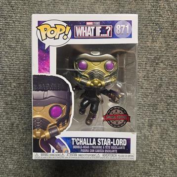 Funko Pop T'Challa Star-Lord What If...? #871 beschikbaar voor biedingen