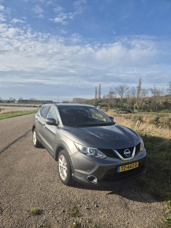 MOET NU WEG Nissan Qashqai 1.2 Dig-t 85KW 2WD 2014 Grijs, Auto's, Nissan, Particulier, Qashqai, ABS, Achteruitrijcamera, Airbags