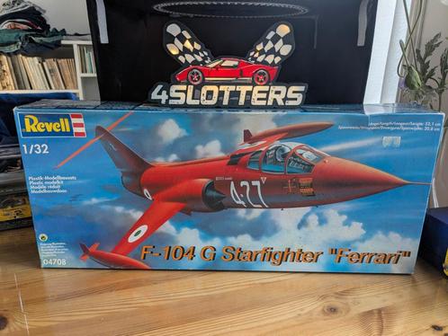 Revell F-104 G Starfighter "Ferrari" 1/32 Nieuw!, Hobby en Vrije tijd, Modelbouw | Auto's en Voertuigen, Nieuw, Overige typen