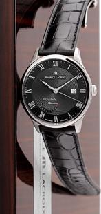 Maurice Lacroix "Reserve de Marche MP 6807" herenhorloge., Overige merken, Leer, Staal, Polshorloge